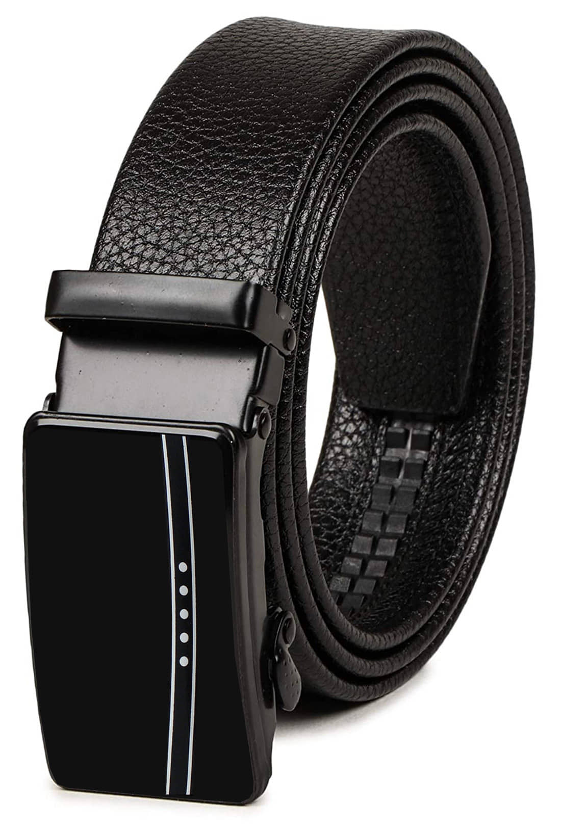 Loopa - Black PU Men's Formal Belt ( Pack of 1 )