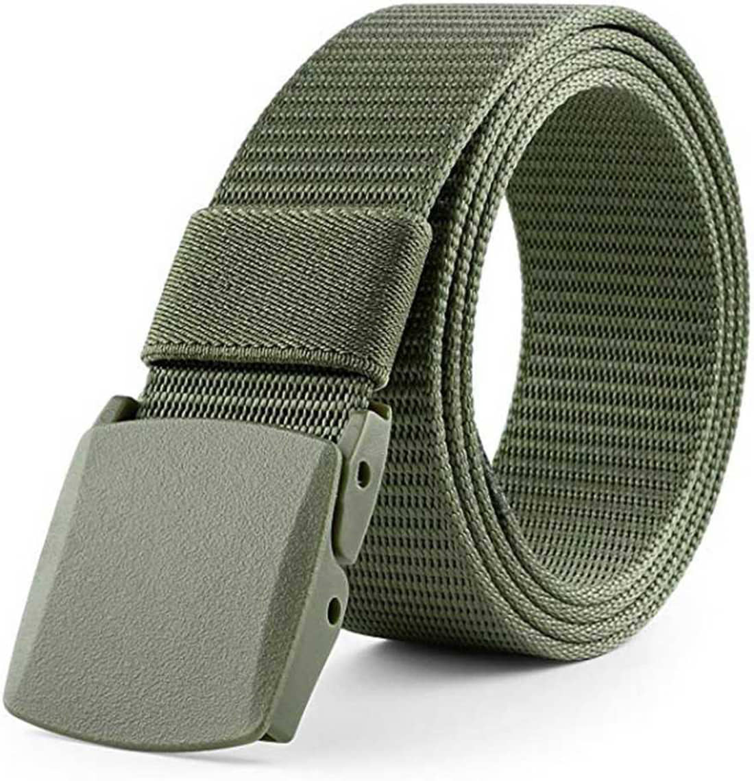 Loopa - Green Nylon Men's Casual Belt ( Pack of 1 )