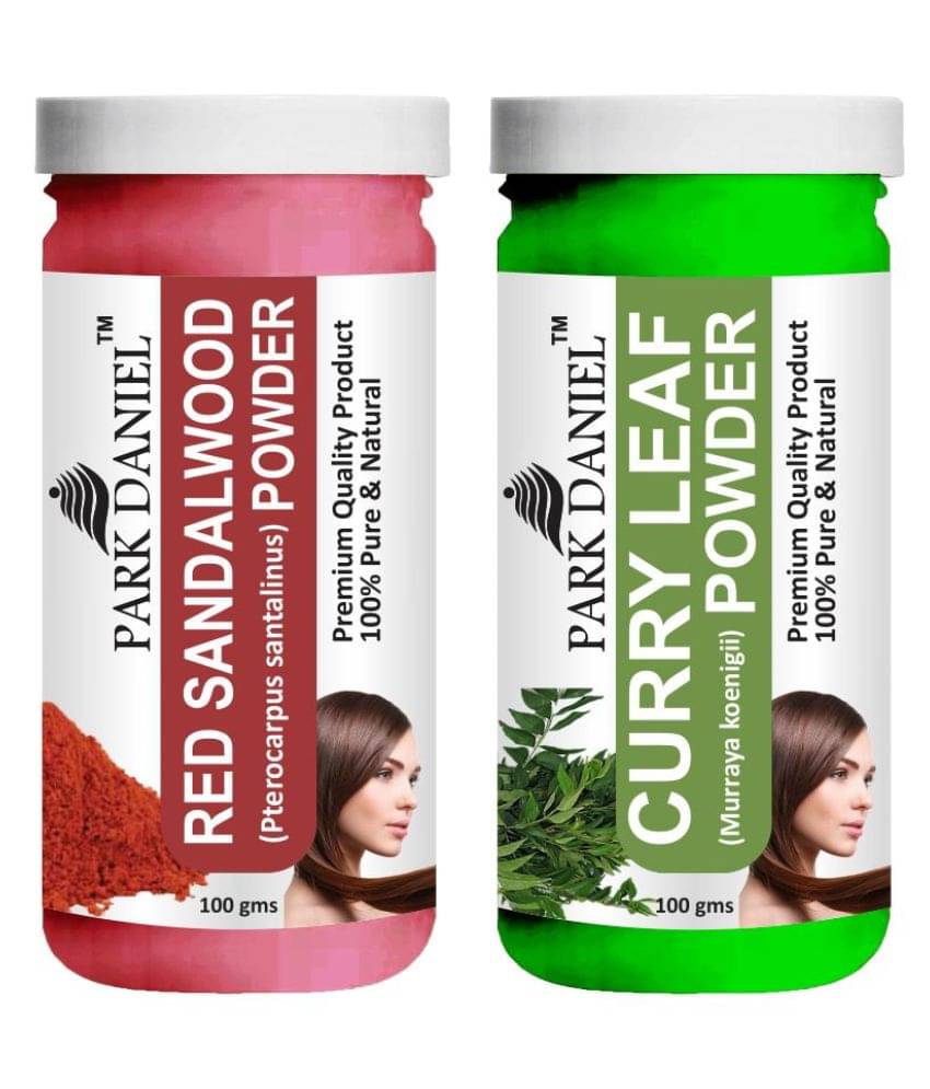 Park Daniel Red Sandalwood & Curry Leaf Powder Hair Mask 200 g Pack of 2 Park Daniel Red Sandalwood & Curry Leaf Powder Hair Mask 200 g Pack of 2