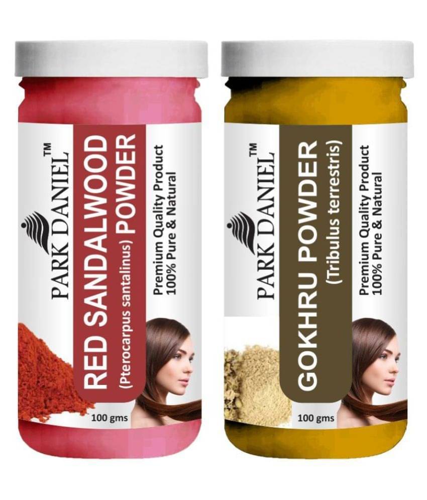     			Park Daniel  Red Sandalwood &    Gokhru Powder  Hair Mask 200 g Pack of 2