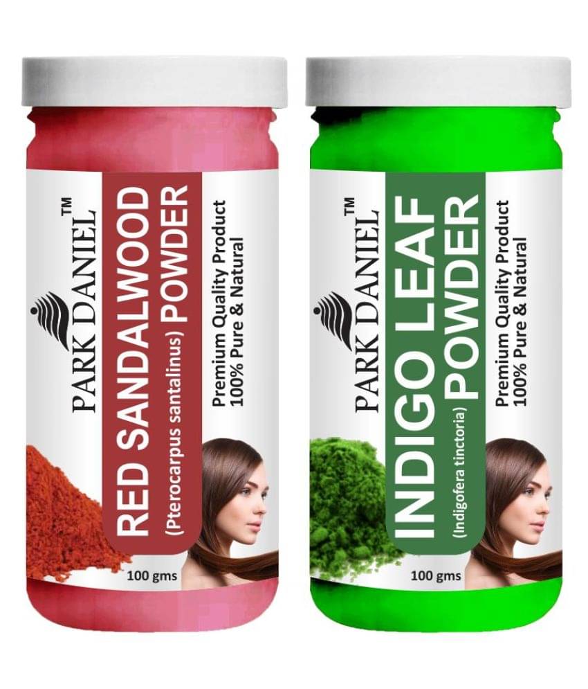 Park Daniel Red Sandalwood & Indigo Leaf Powder Hair Mask 200 g Pack of 2 Park Daniel Red Sandalwood & Indigo Leaf Powder Hair Mask 200 g Pack of 2