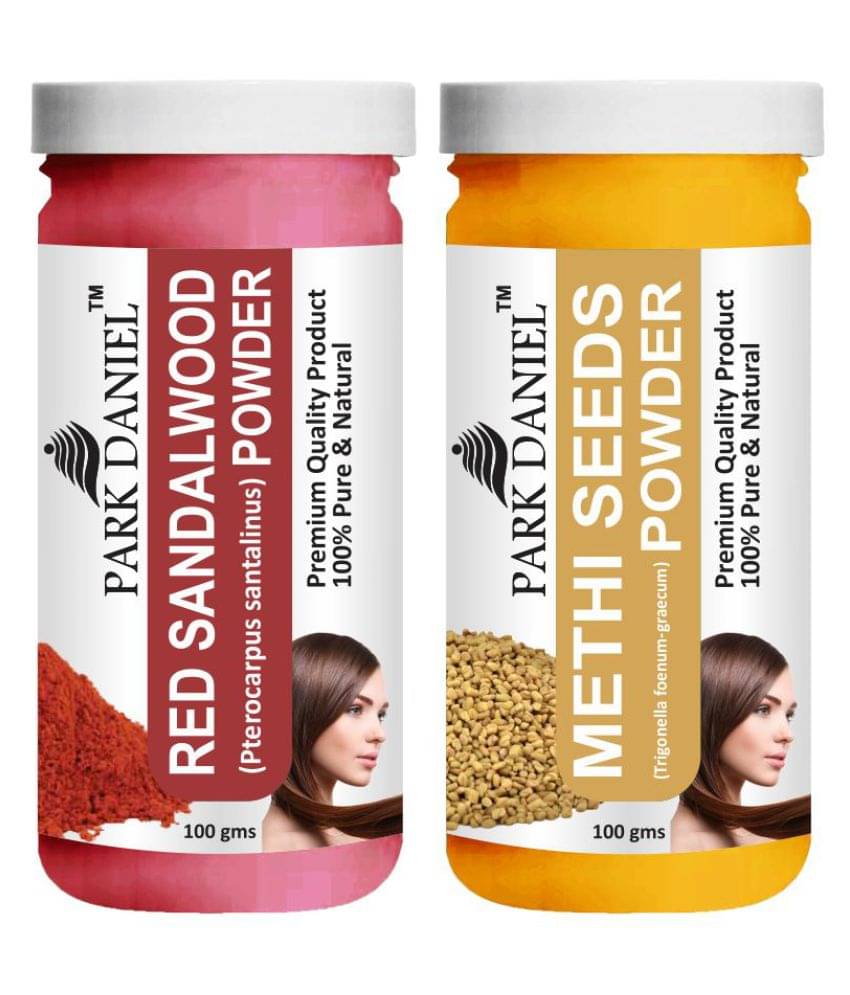 Park Daniel Red Sandalwood & Methi Powder Hair Mask 200 g Pack of 2 Park Daniel Red Sandalwood & Methi Powder Hair Mask 200 g Pack of 2