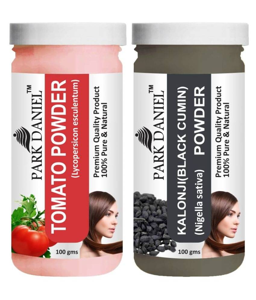 Park Daniel Tomato & Kalonji(Black Cumin) Powder Hair Mask 200 g Pack of 2 Park Daniel Tomato & Kalonji(Black Cumin) Powder Hair Mask 200 g Pack of 2