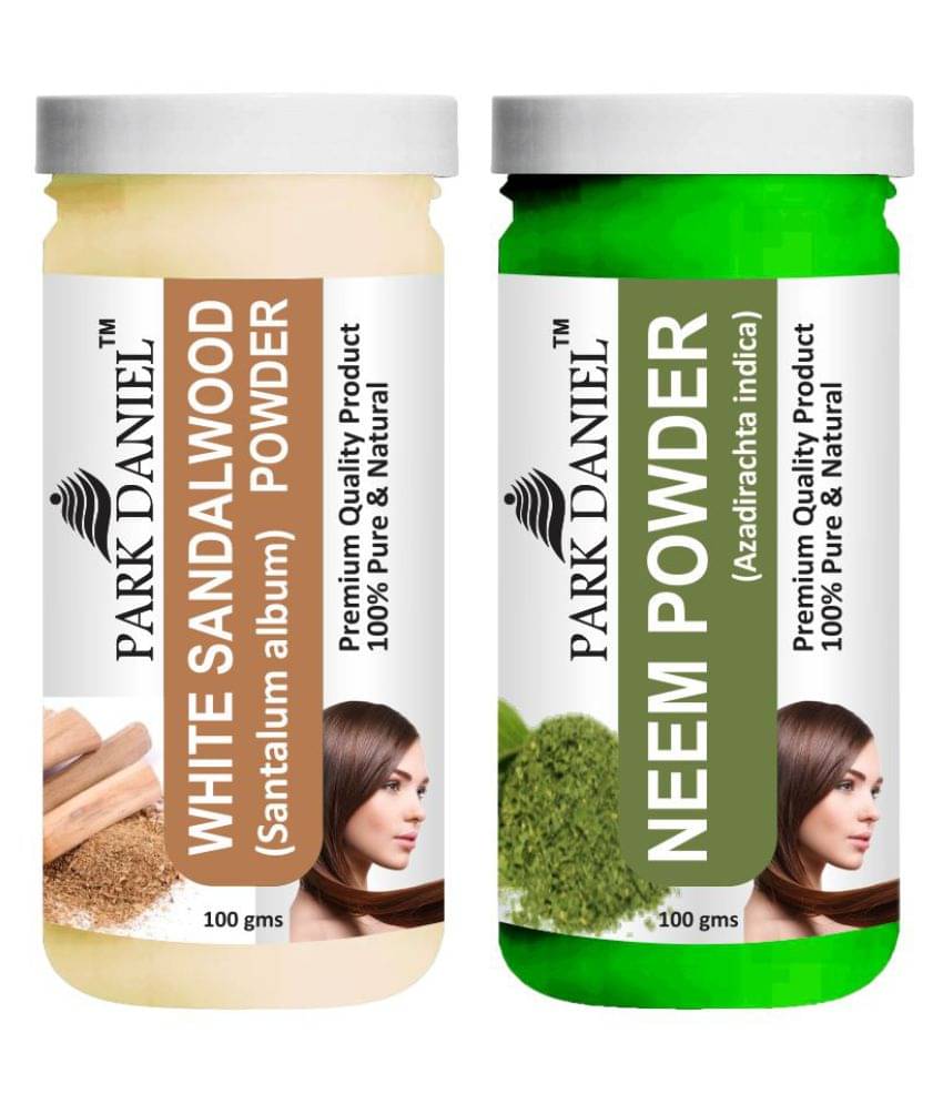 Park Daniel White Sandalwood & Neem Powder Hair Mask 200 g Pack of 2 Park Daniel White Sandalwood & Neem Powder Hair Mask 200 g Pack of 2