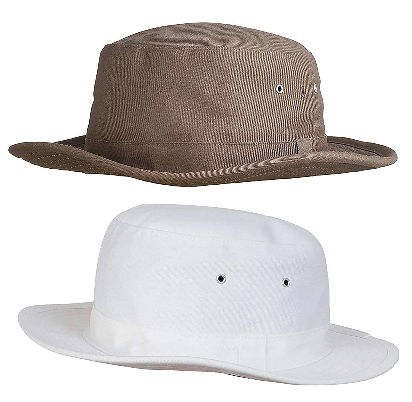 Zacharias Beige Plain Cotton Hats