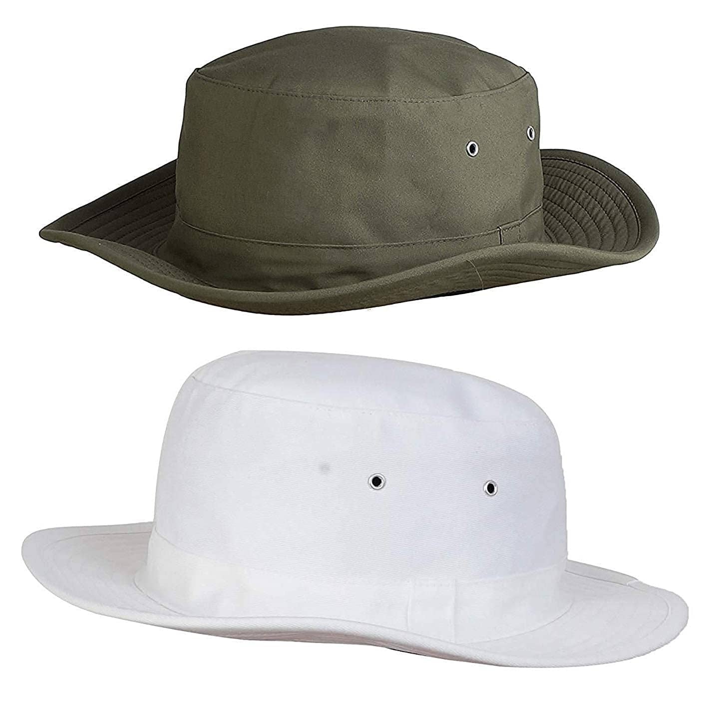Zacharias Green Plain Cotton Hats
