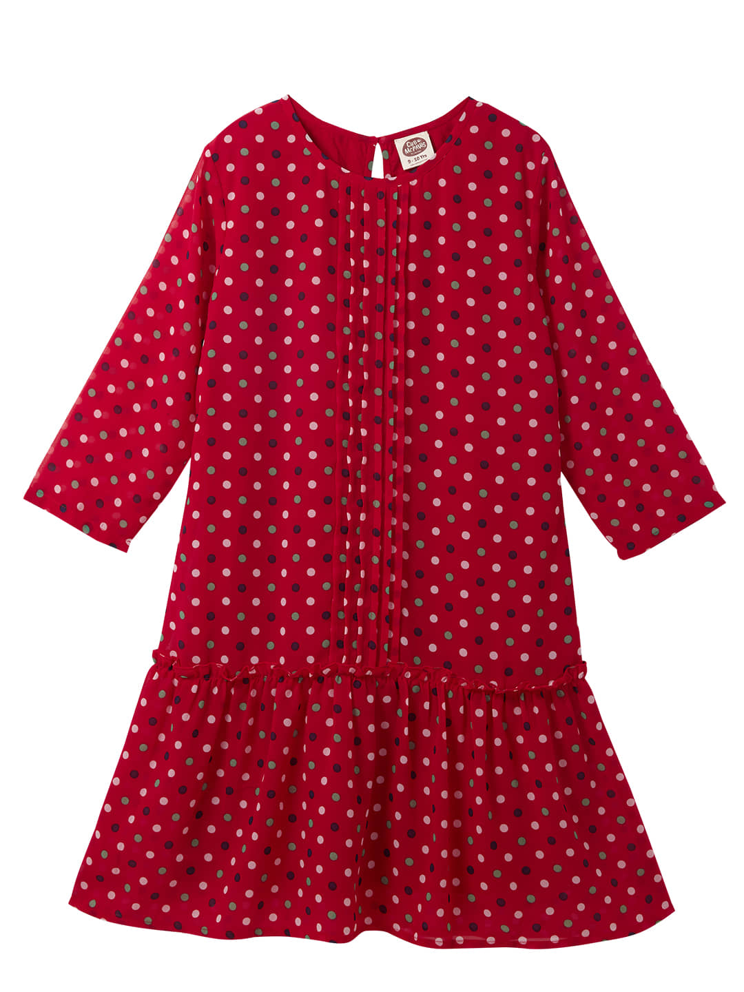 Cub Mcpaws Rayon A-line For Girls ( , Red )