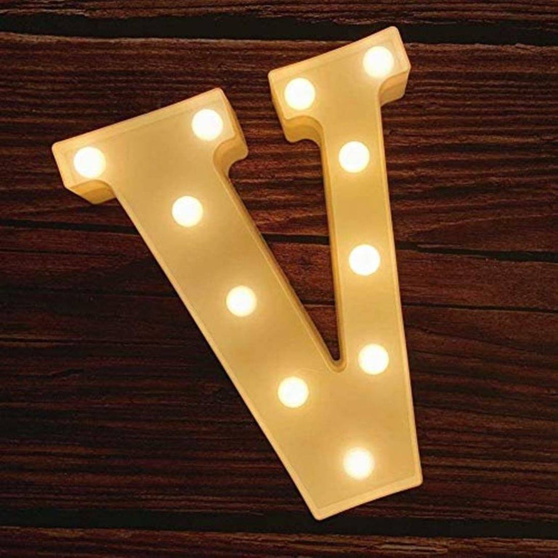 MIRADH LED Marquee Letter Light,(Letter-V) LED Strips MIRADH LED Marquee Letter Light,(Letter-V) LED Strips
