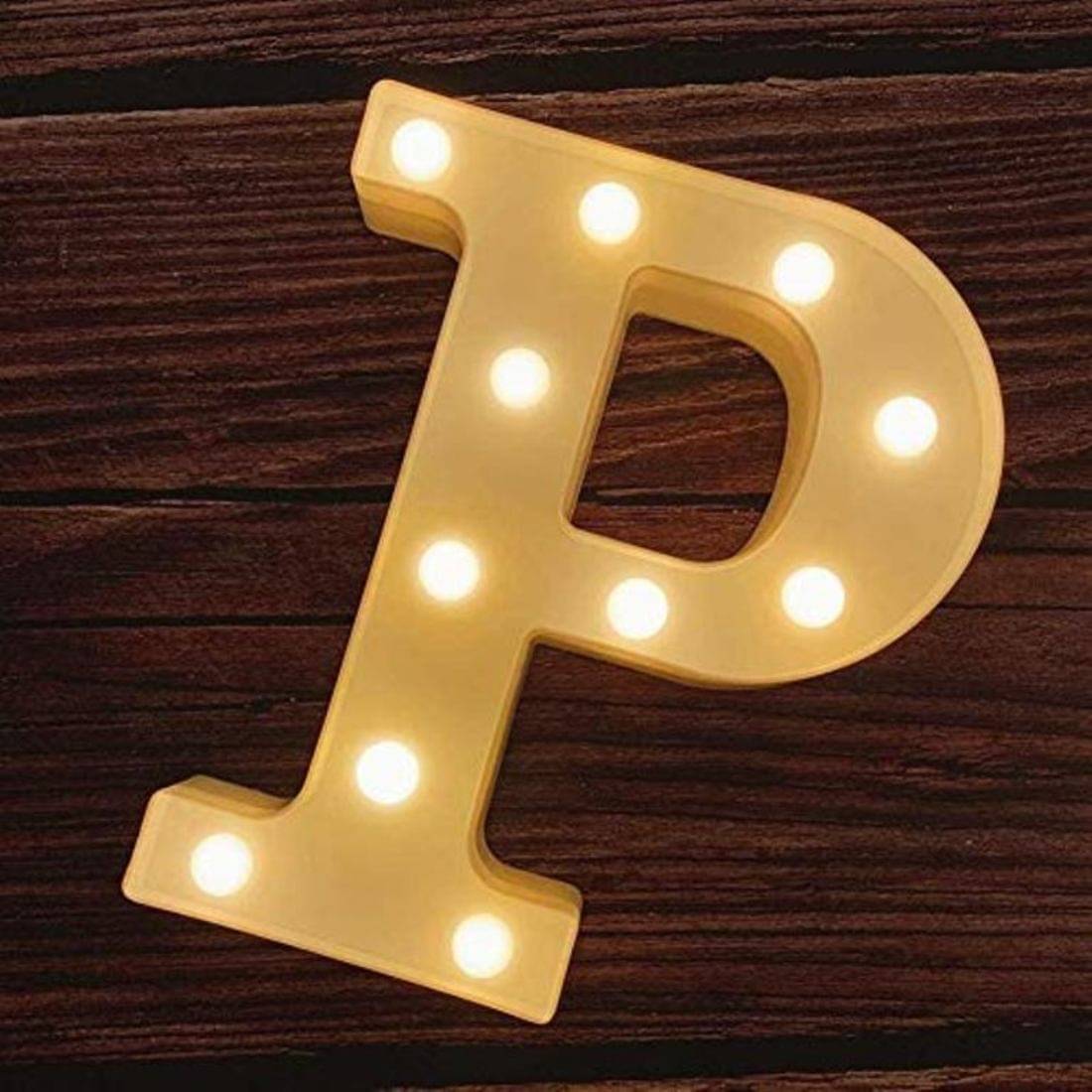     			MIRADH LED Marquee Letter Light,(Letter-P) LED Strips