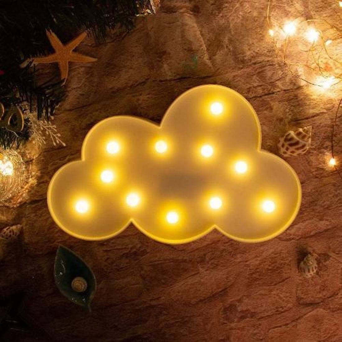     			MIRADH LED Marquee Letter Light, {CLOUD} LED Strips