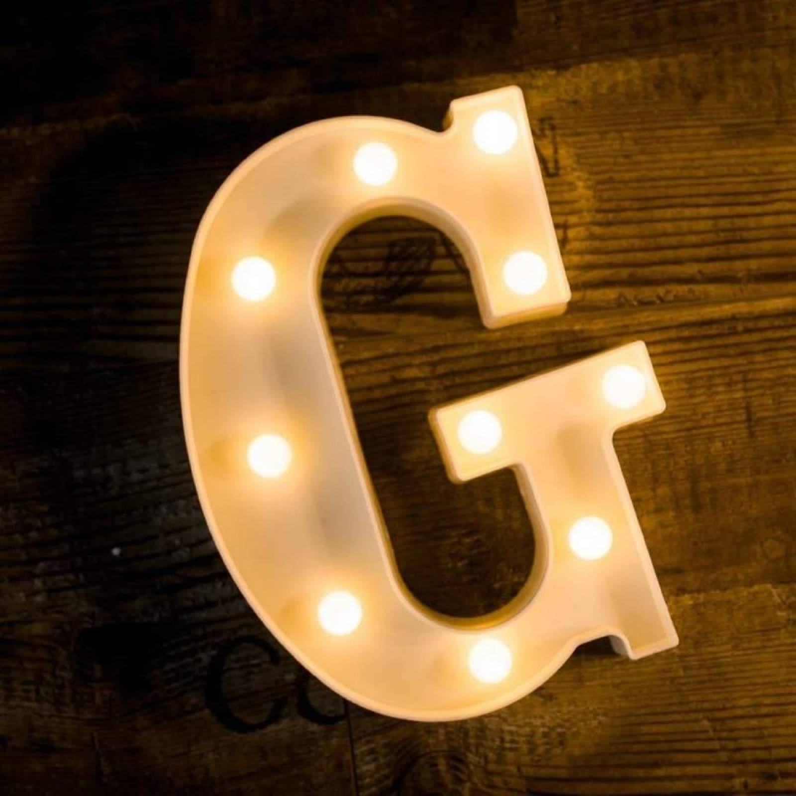     			MIRADH LED Marquee Letter Light,(Letter-G) LED Strips