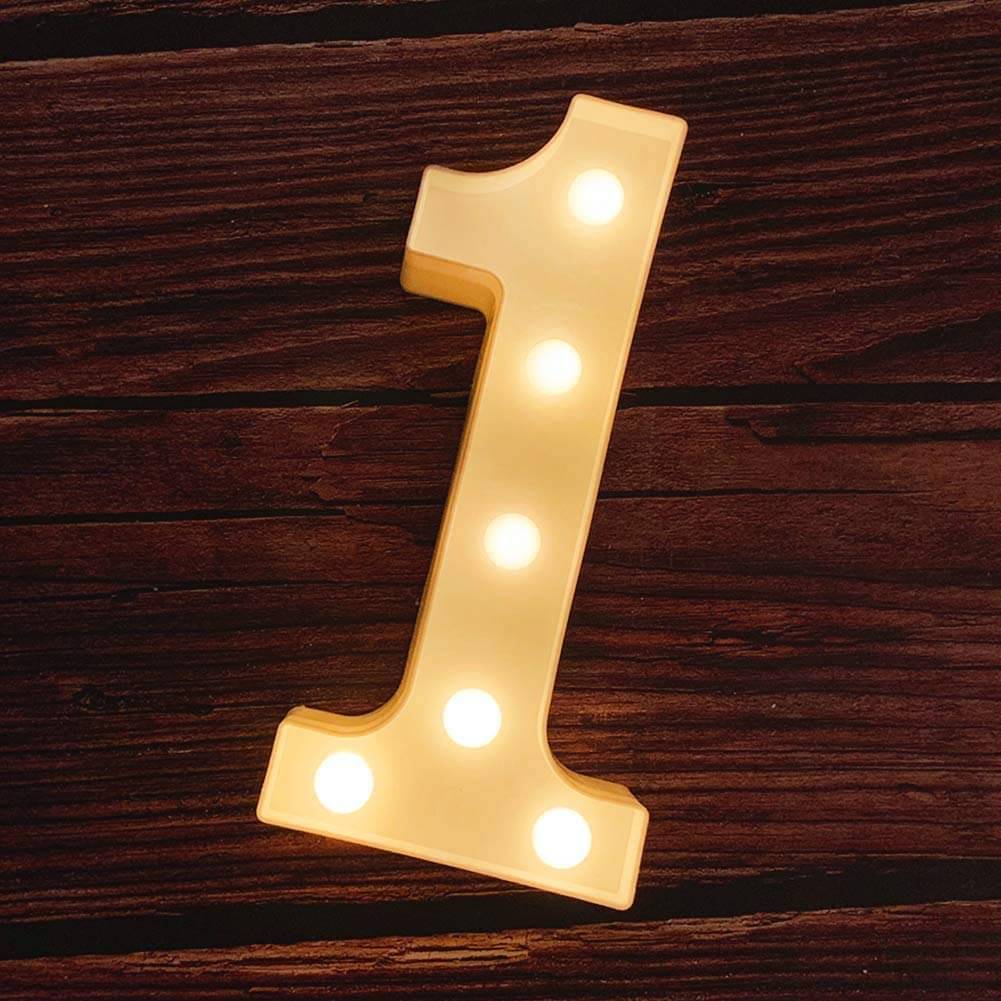     			MIRADH LED Marquee Lights, Sign Number-1 , LED Strips Yellow