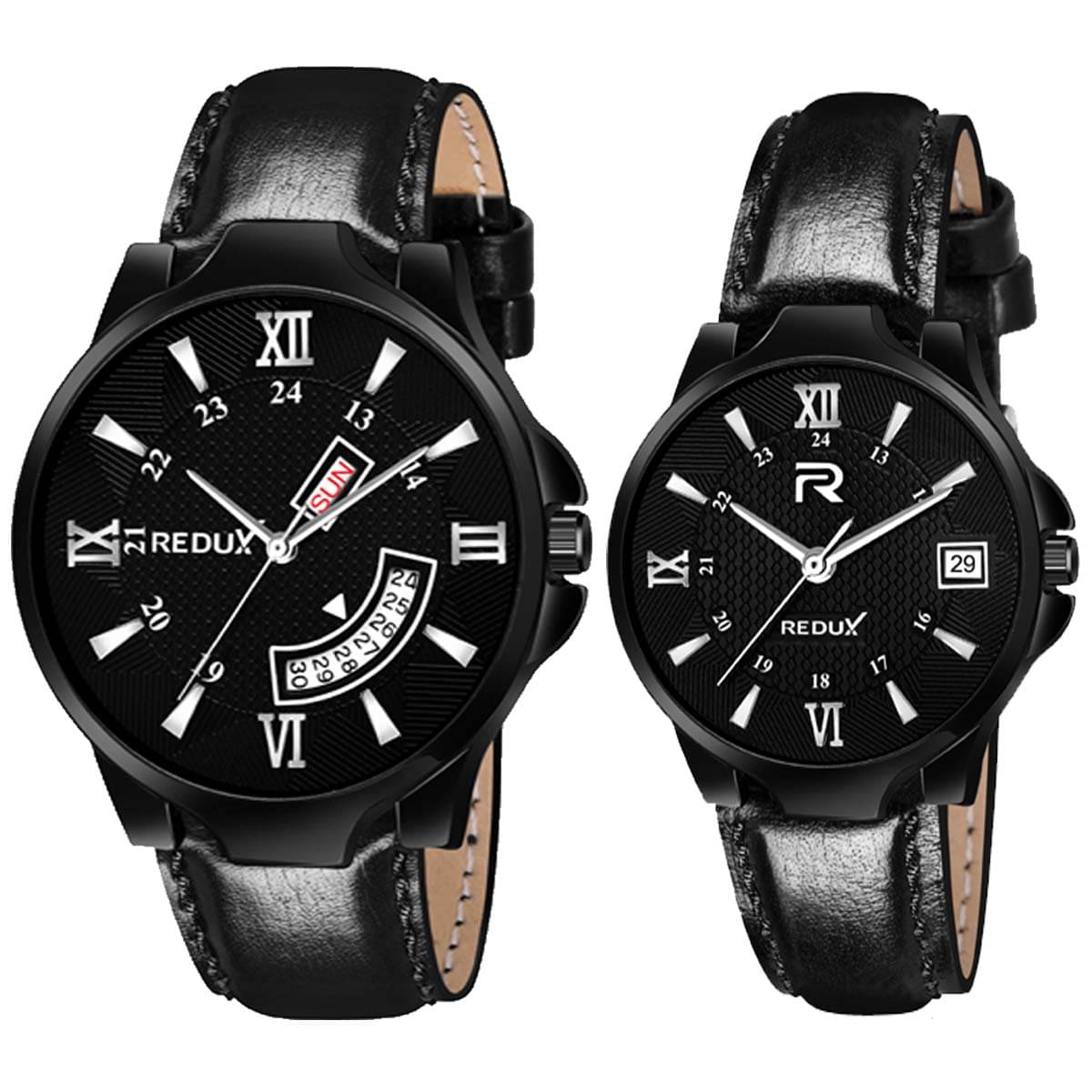     			Redux RWS0401S Analogue Black Dial Men's & Girl's Couple Watch