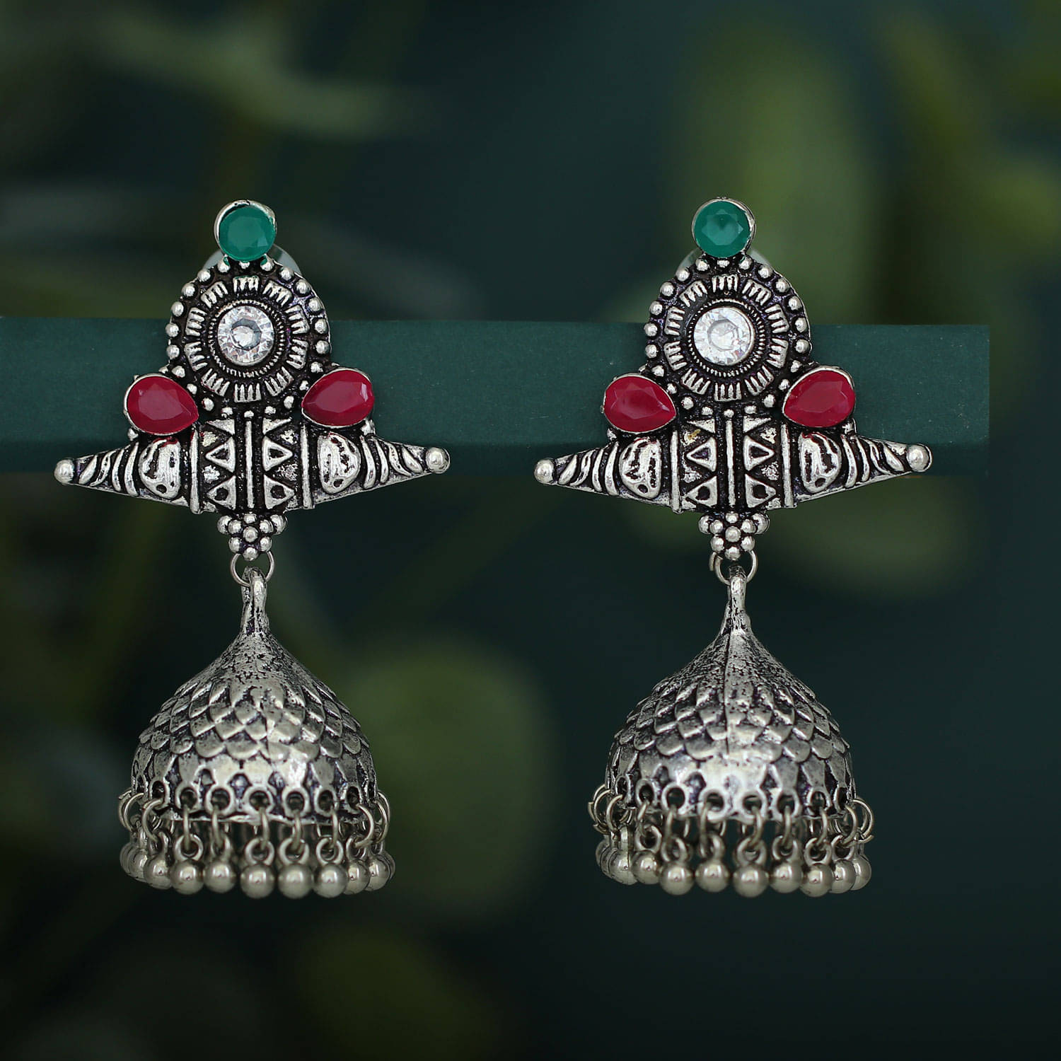     			Sukkhi Adorable Oxidised Jhumki Earring For Women