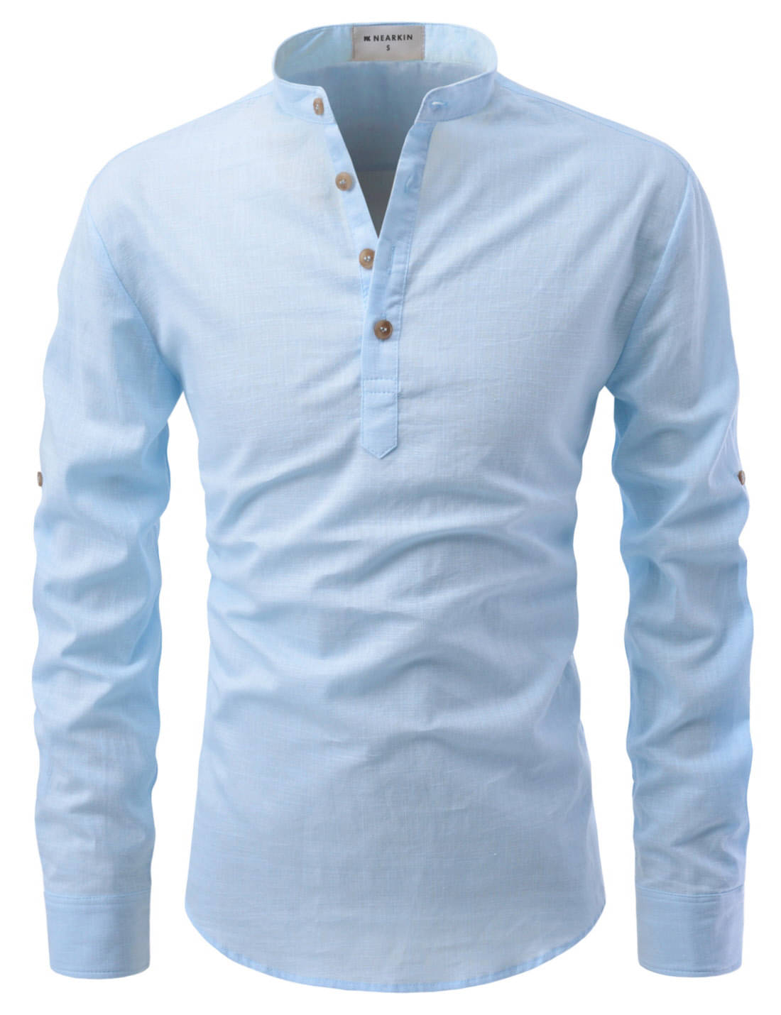 Life Roads Blue Cotton Kurta Single Life Roads Blue Cotton Kurta Single