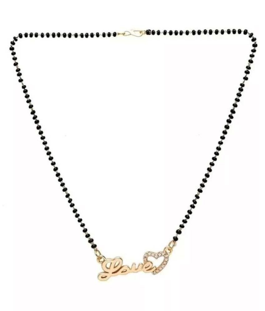 Sunhari Jewels - Rose Gold Mangalsutra ( Pack of 1 )     			Sunhari Jewels - Rose Gold Mangalsutra ( Pack of 1 )