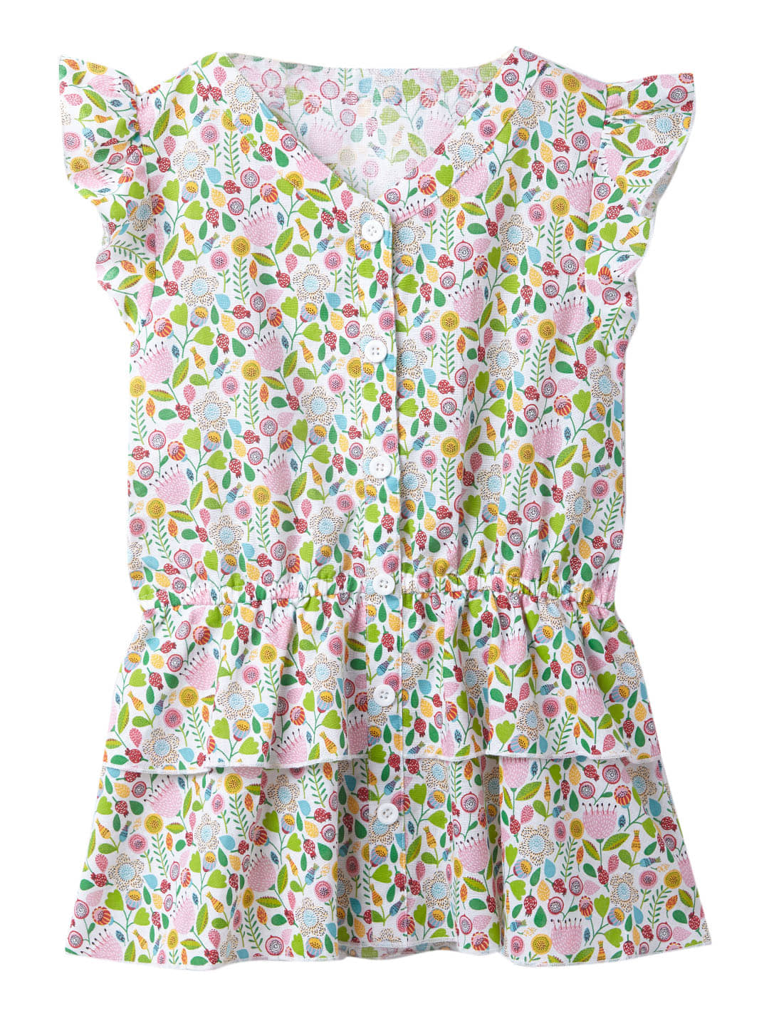 Cub Mcpaws Pack of 1 Girls Rayon Tops ( Multi )