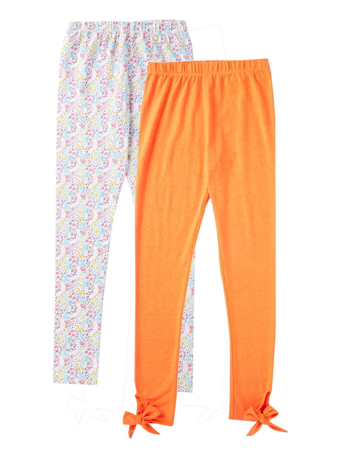     			Cub Mcpaws Pack of 2 Girls Cotton Leggings ( Multi )