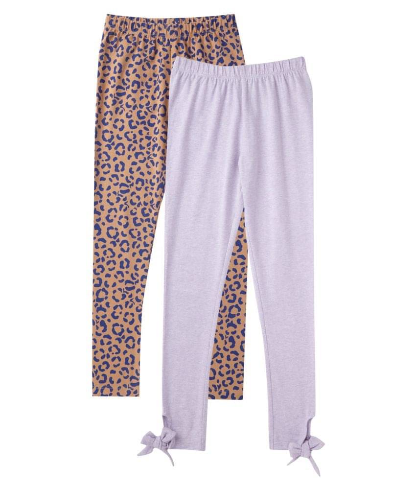     			Cub Mcpaws Pack of 2 Girls Cotton Leggings ( Multi )