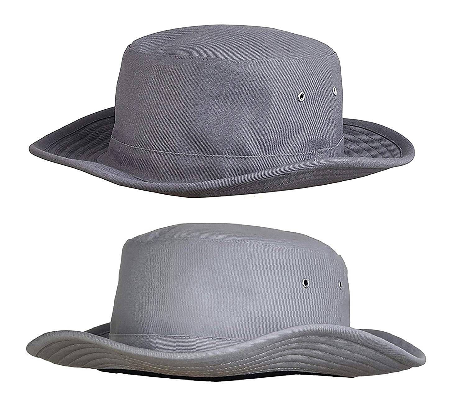     			Zacharias Gray Plain Cotton Hats
