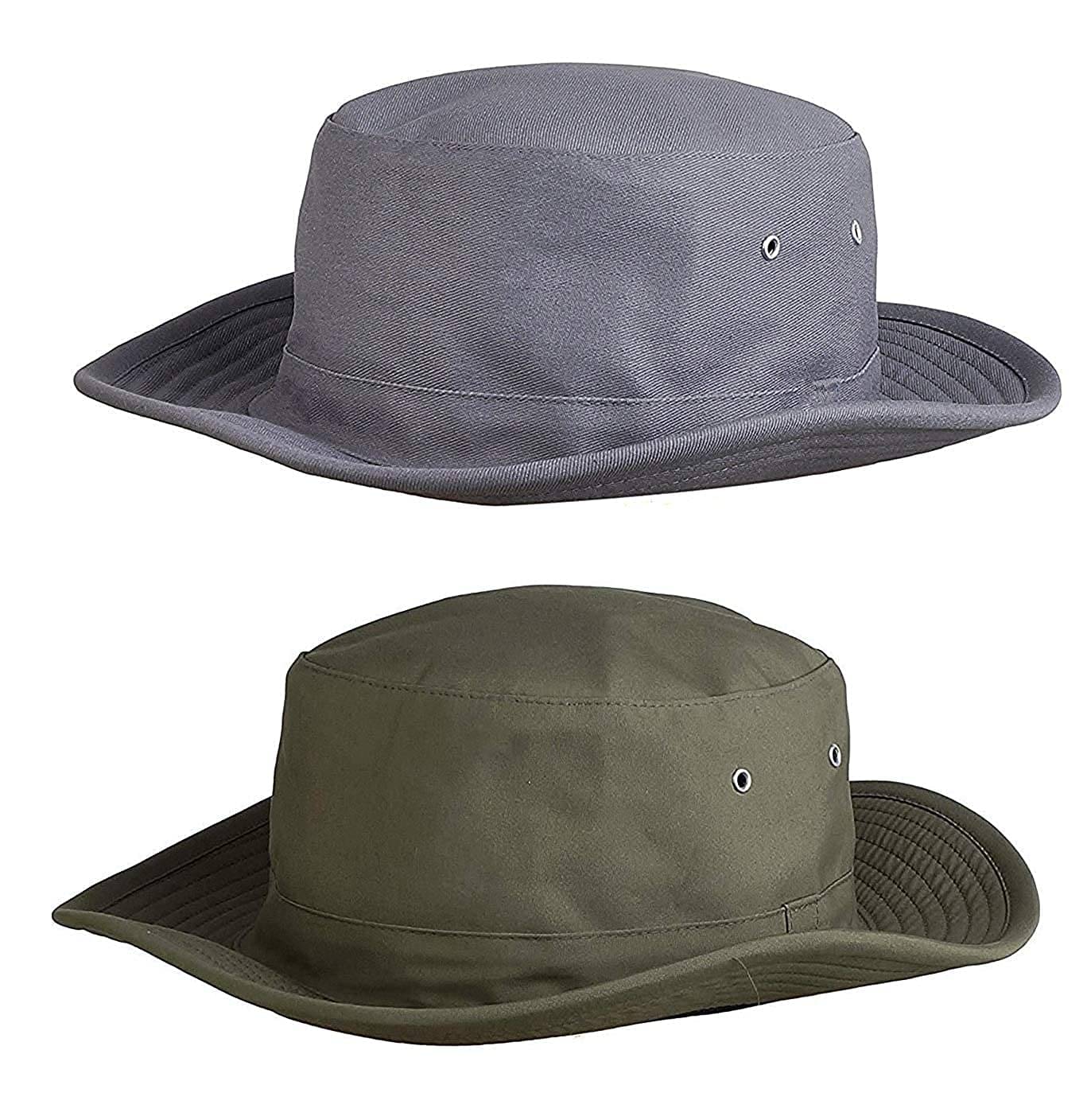     			Zacharias Gray Plain Cotton Hats