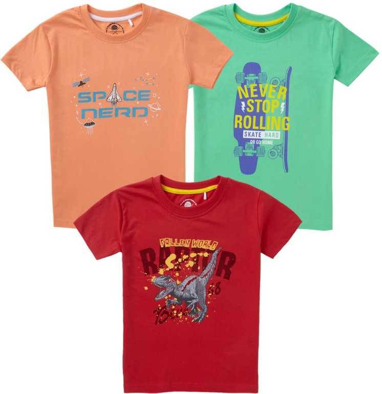     			Cub Mcpaws Pack of 1 Boys Cotton Blend T-Shirt ( Multi Color )