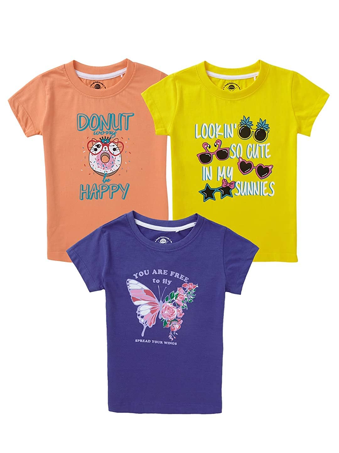 Cub Mcpaws Pack of 1 Girls Cotton T-Shirts ( Multicolor )