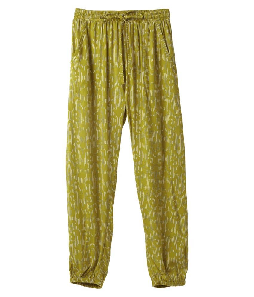 Cub McPaws Relax Girls Yellow Trousers - Trousers | Buy online on ZillyBuy