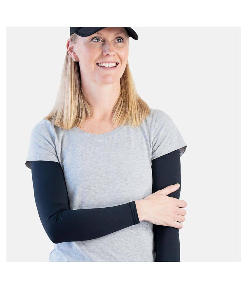 EmmEmm 2 Pcs Ultra Thin Cool Arm Sleeves For Sun UV Protection in Cricket, Golf & Outdoors - Sports and Fitness Equipment | Buy online on ZillyBuy