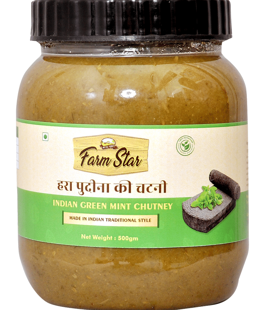 Farm Star Indian Green Mint - Pudina Chutney 500 g