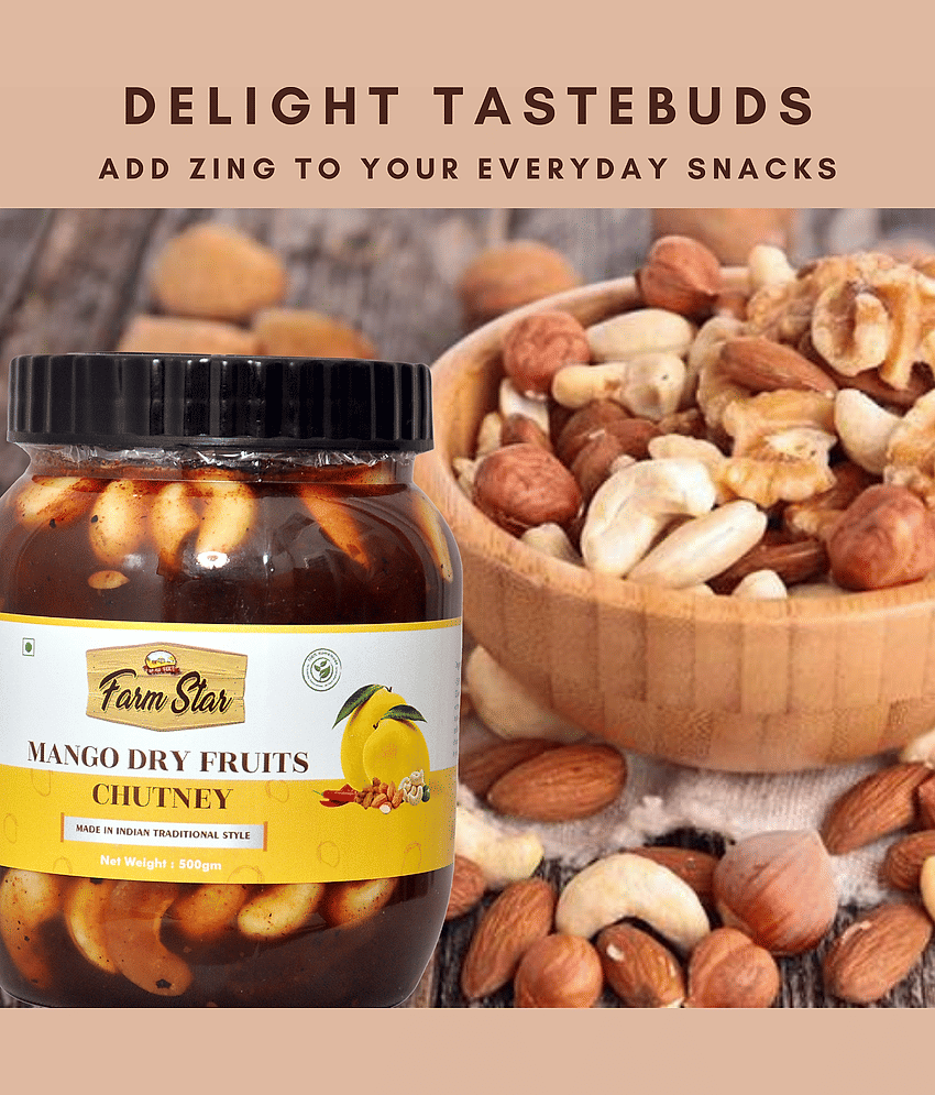 Farm Star Mango Dry Fruits Chutney 500 g