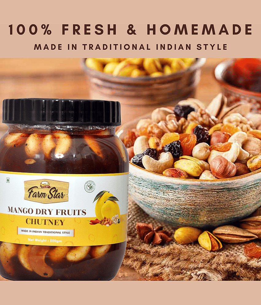 Farm Star Mango Dry Fruits Chutney 500 g