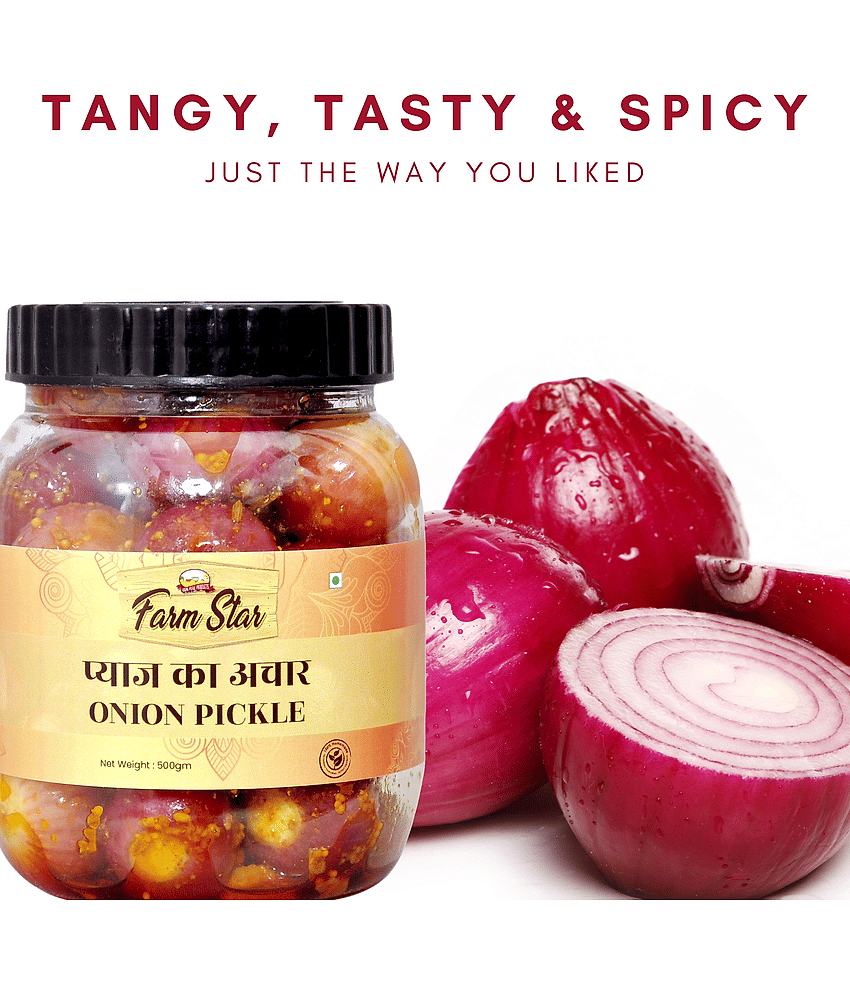 Farm Star (Pyaj ka Achar) Vegetable Pickle 500 g