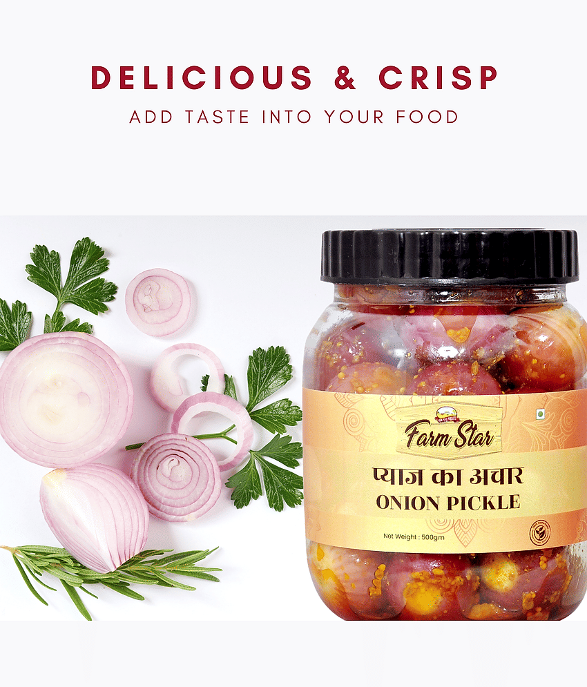Farm Star (Pyaj ka Achar) Vegetable Pickle 500 g