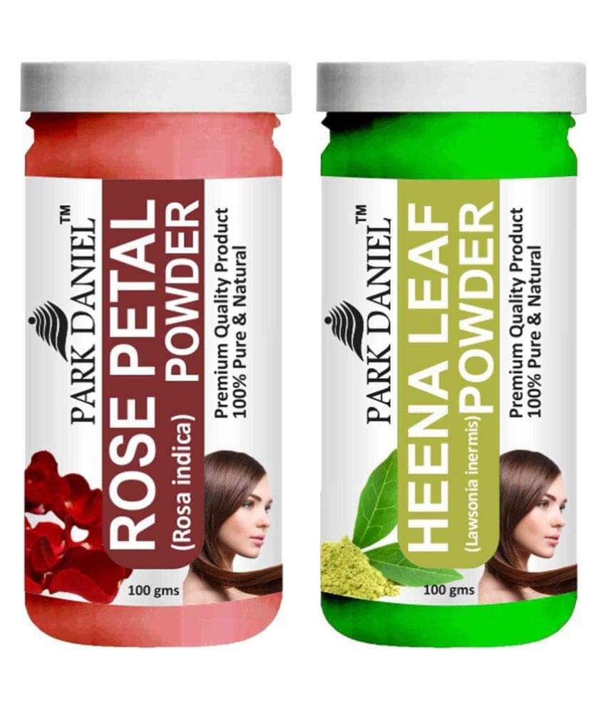     			Park Daniel   Rose Petal    & Heena Leaf   Powder Hair Mask 200 g Pack of 2