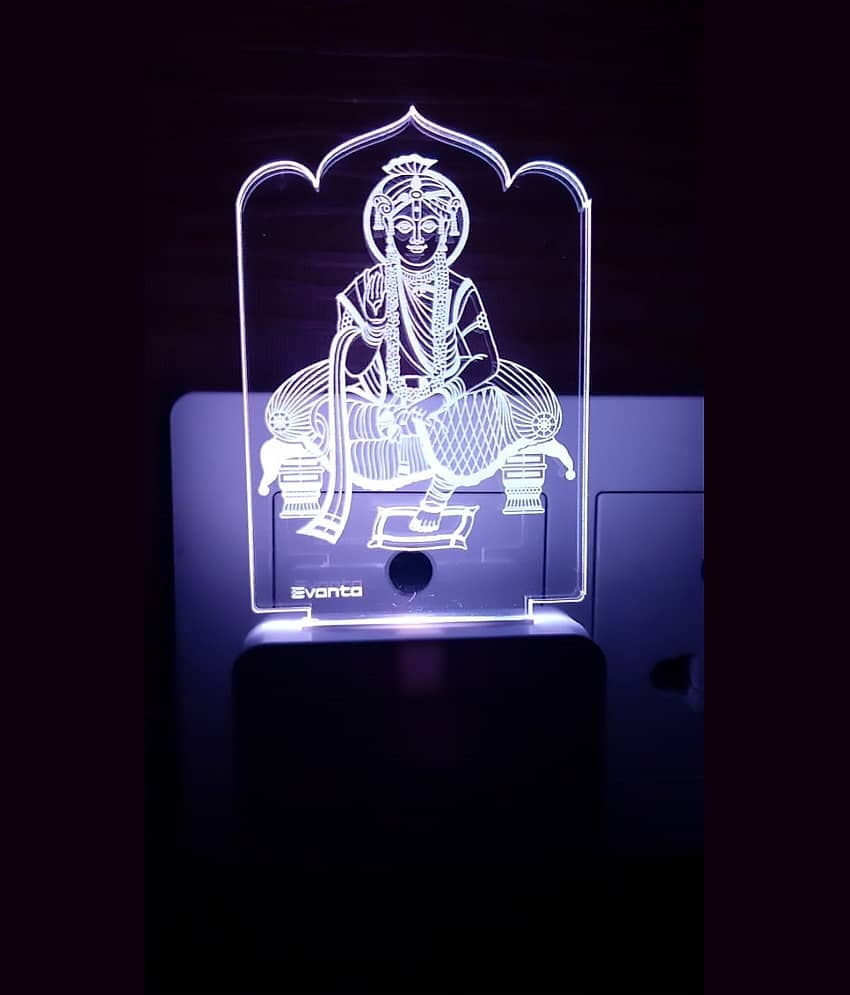SUPER AJANTA E002 GHANSYAM MAHARAJ SWAMINARAYAN BHAGVAN Night Lamp Multi - Pack of 1 - Electricals | Buy online on ZillyBuy