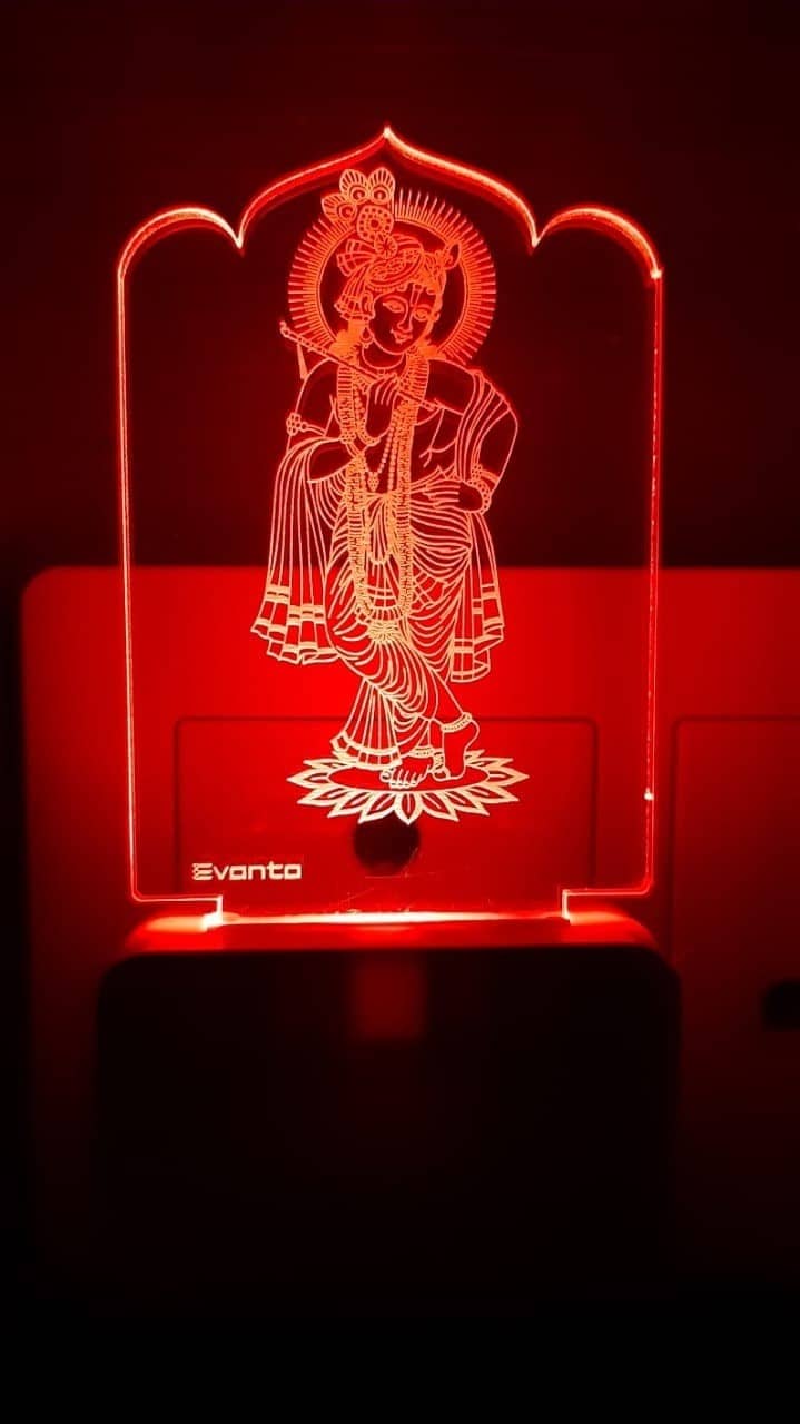 SUPER AJANTA E008 MURLIDHAR KRISNA Night Lamp Multi - Pack of 1 - Electricals | Buy online on ZillyBuy