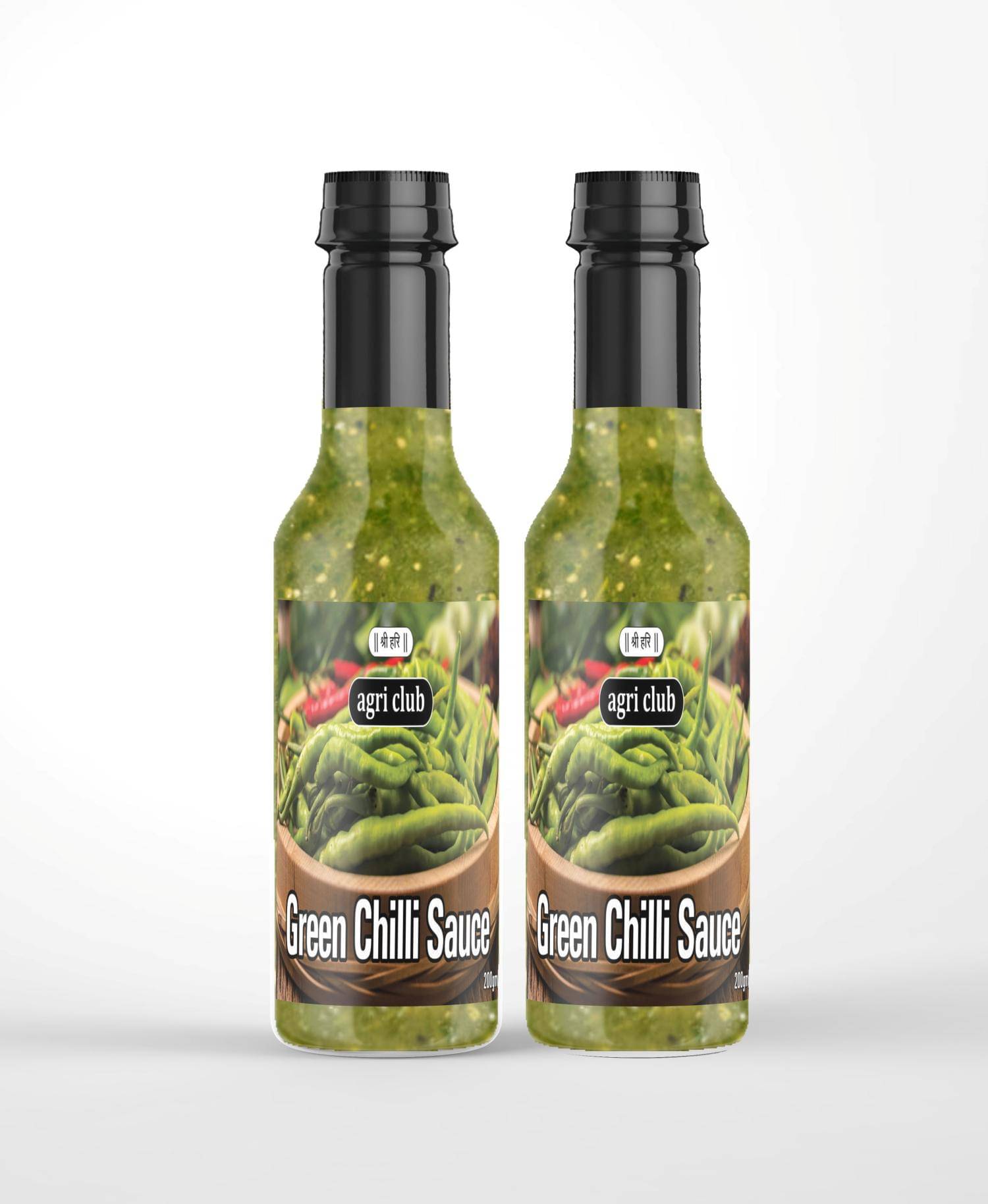 AGRI CLUB Green Chilly Sauce 360 g Pack of 2 AGRI CLUB Green Chilly Sauce 360 g Pack of 2