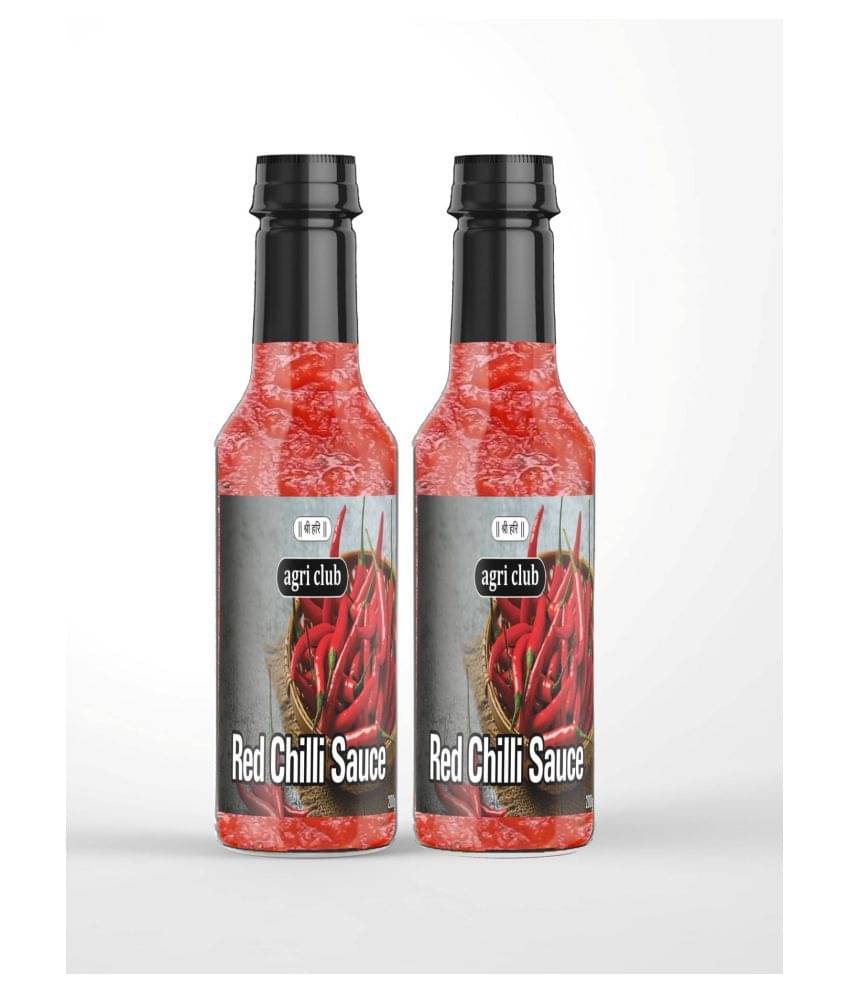 AGRI CLUB Red Chilly Sauce 360 g Pack of 2 AGRI CLUB Red Chilly Sauce 360 g Pack of 2