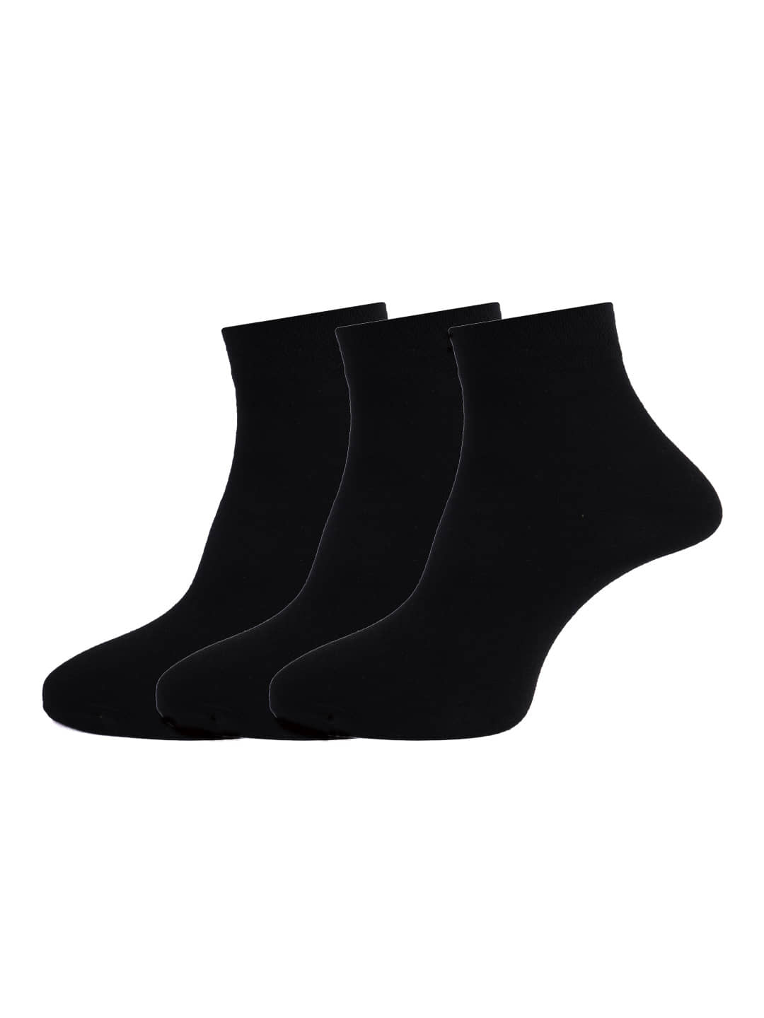 Dollar - Cotton Men's Solid Black Ankle Length Socks ( Pack of 3 ) - Socks | Buy online on ZillyBuy