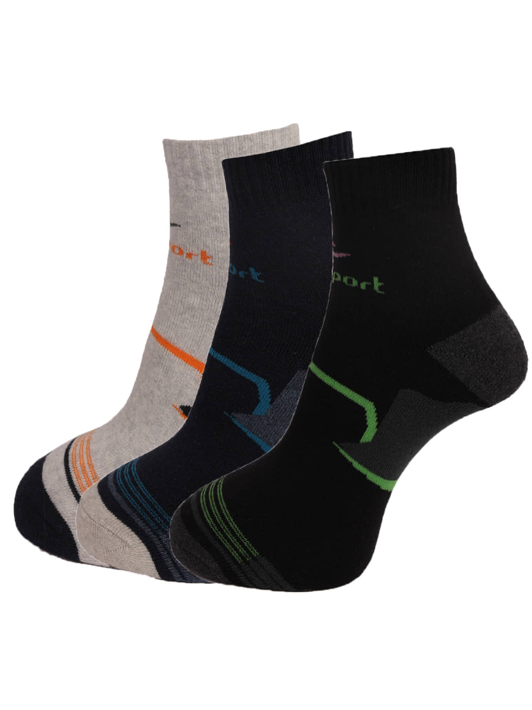 Dollar Socks Multi Casual Ankle Length Socks Pack of 3 - Socks | Buy online on ZillyBuy