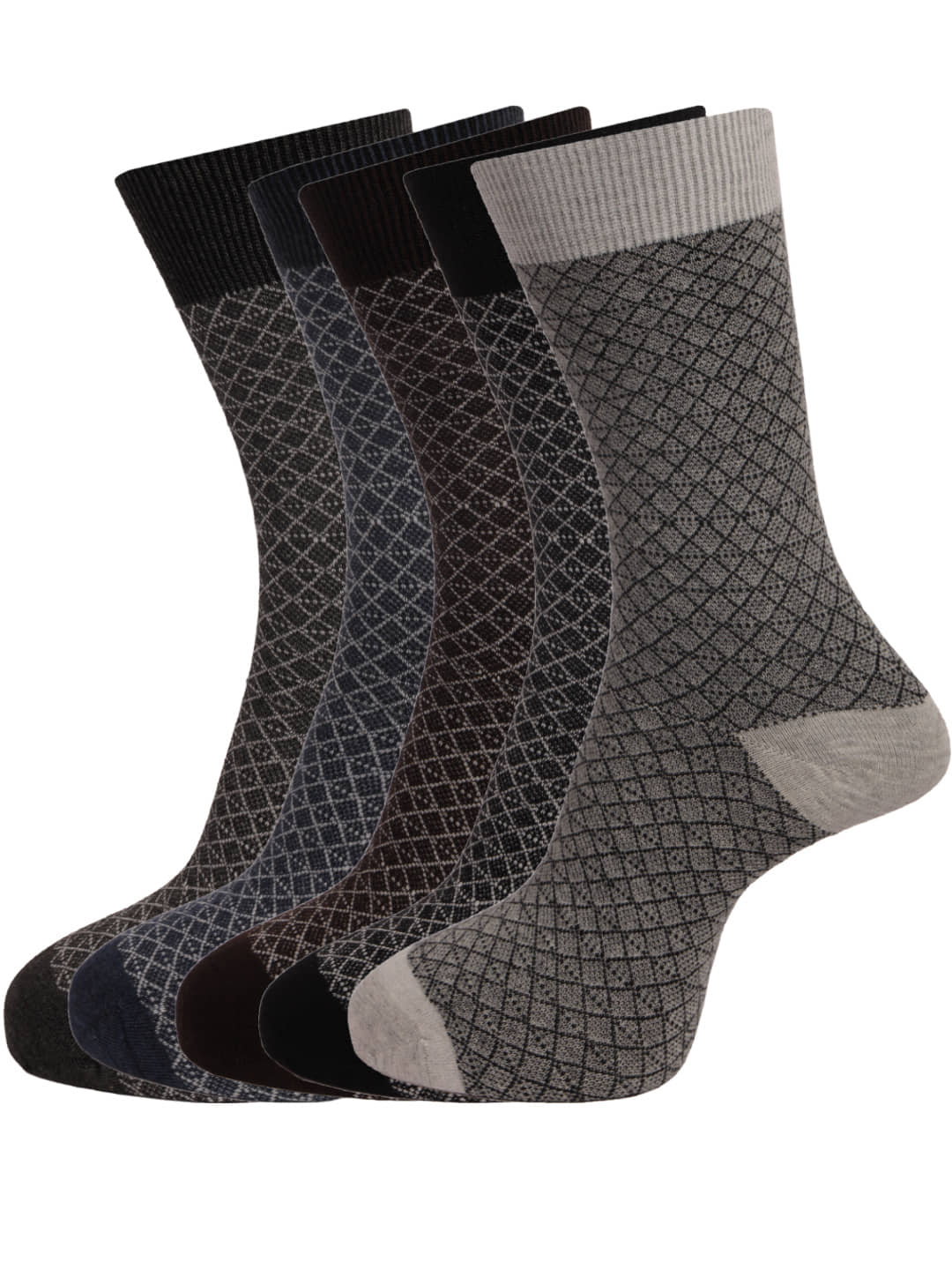 Dollar Socks Multi Casual Full Length Socks Pack of 5 - Socks | Buy online on ZillyBuy