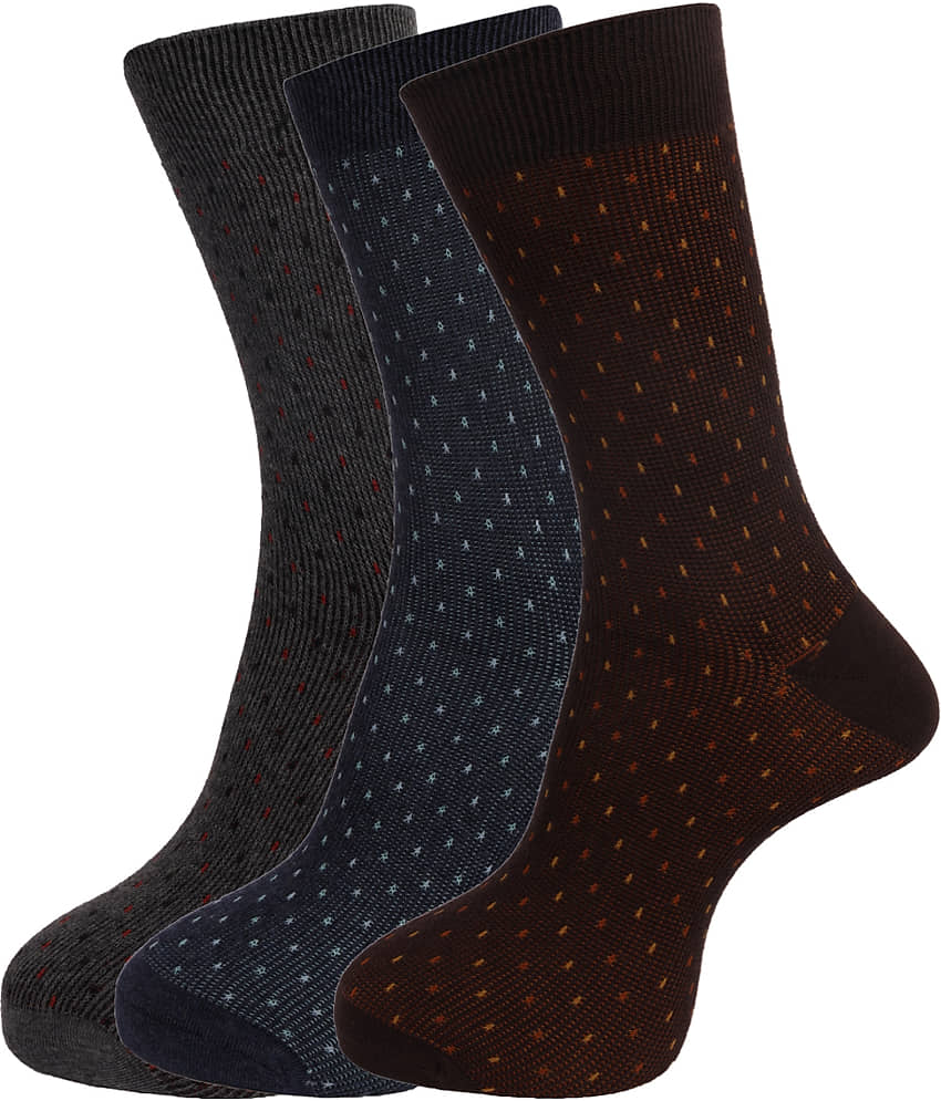 Dollar Socks Multi Casual Full Length Socks Pack of 3 - Socks | Buy online on ZillyBuy
