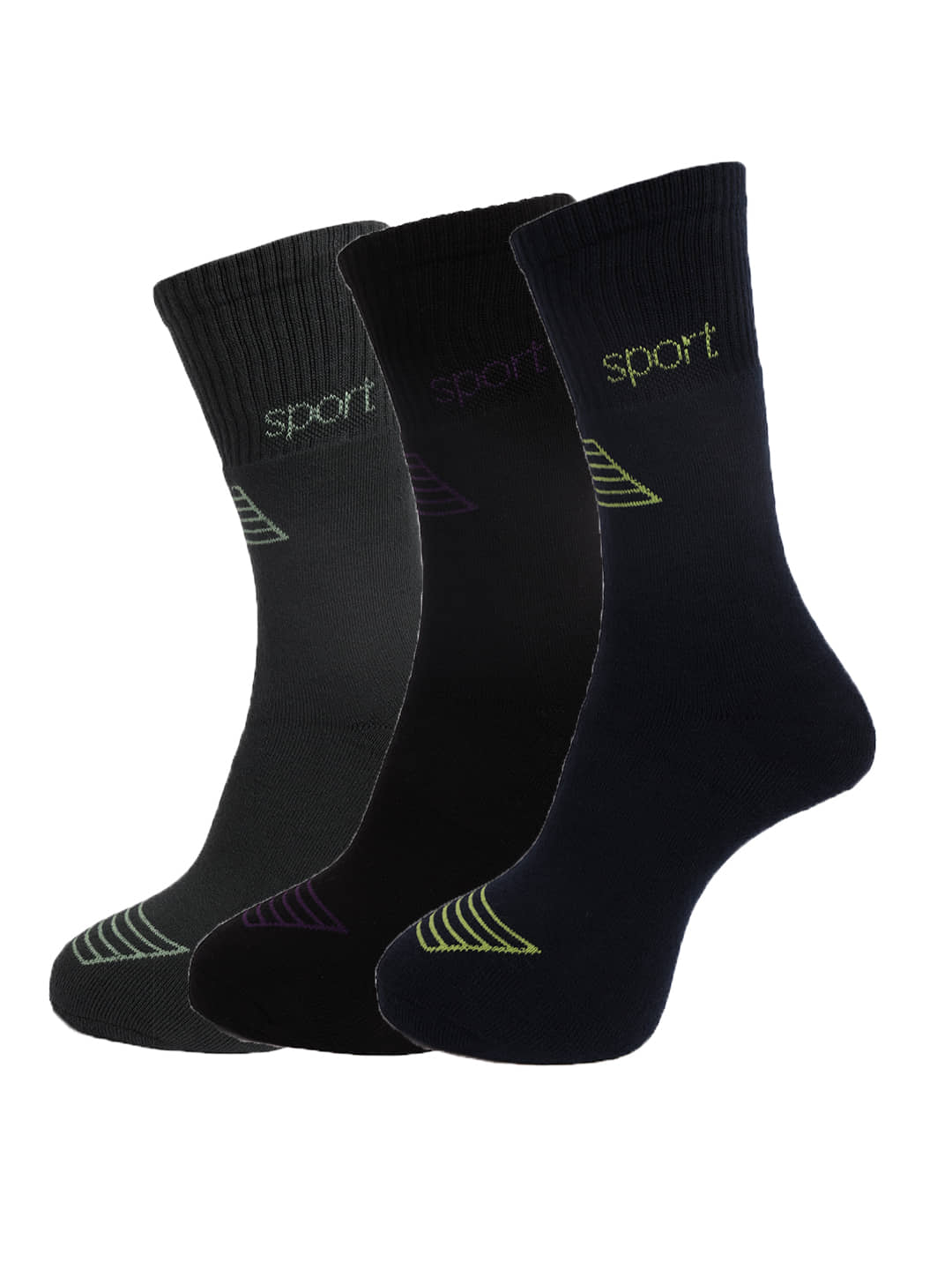 Dollar Socks Multi Casual Full Length Socks Pack of 3 - Socks | Buy online on ZillyBuy