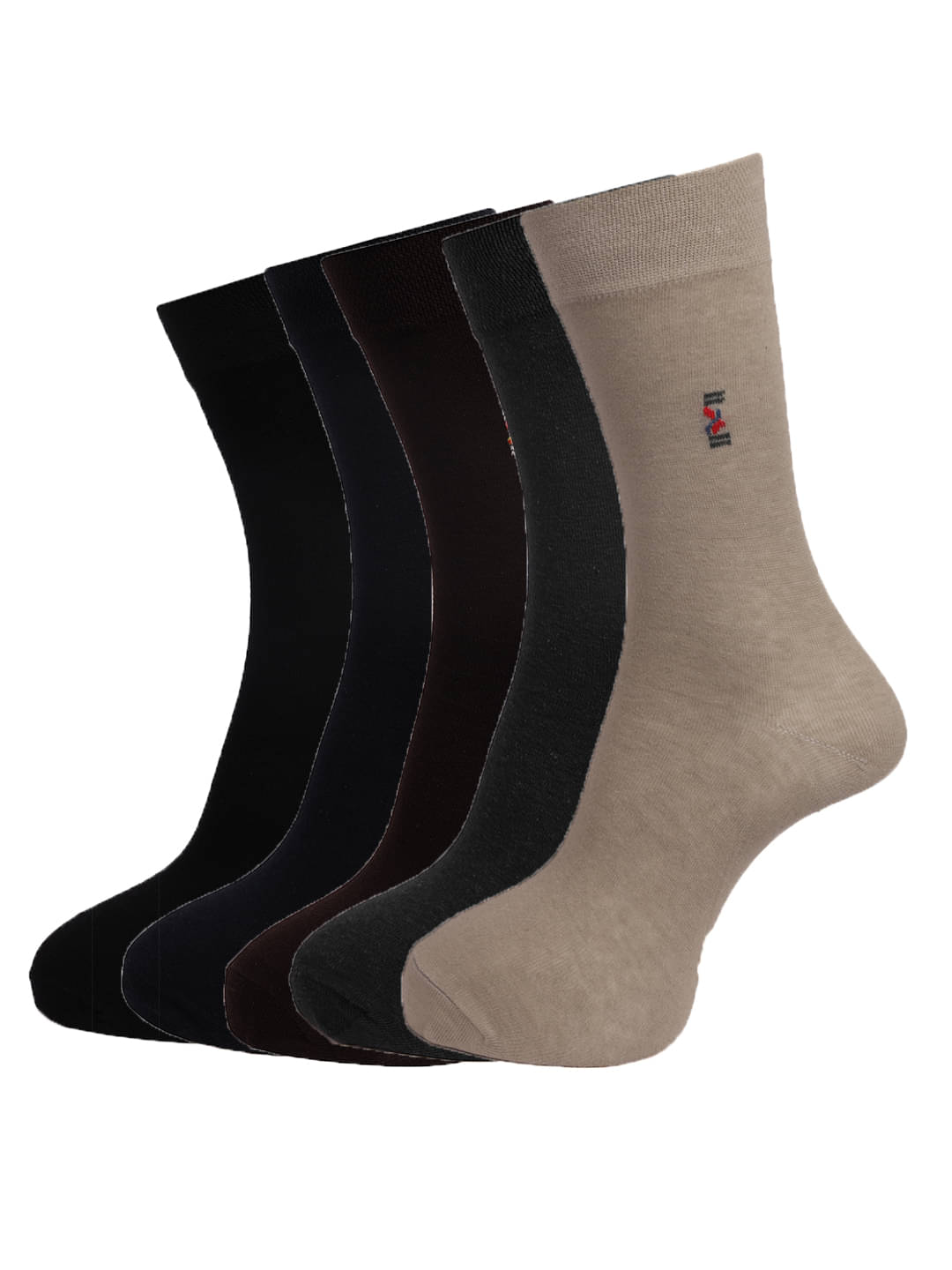     			Dollar Socks Multi Casual Full Length Socks Pack of 5
