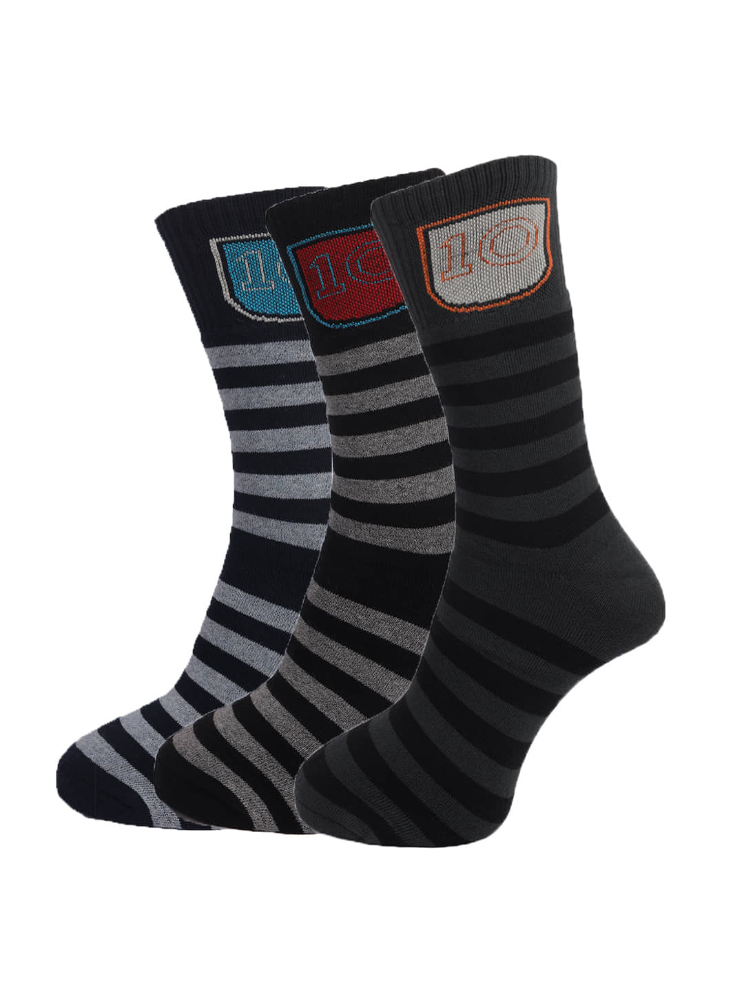 Dollar Socks Multi Casual Full Length Socks Pack of 3 - Socks | Buy online on ZillyBuy