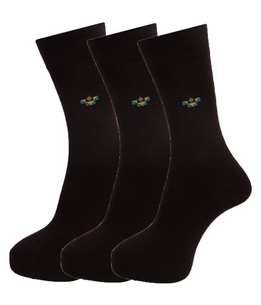     			Dollar Socks Multi Casual Full Length Socks Pack of 3