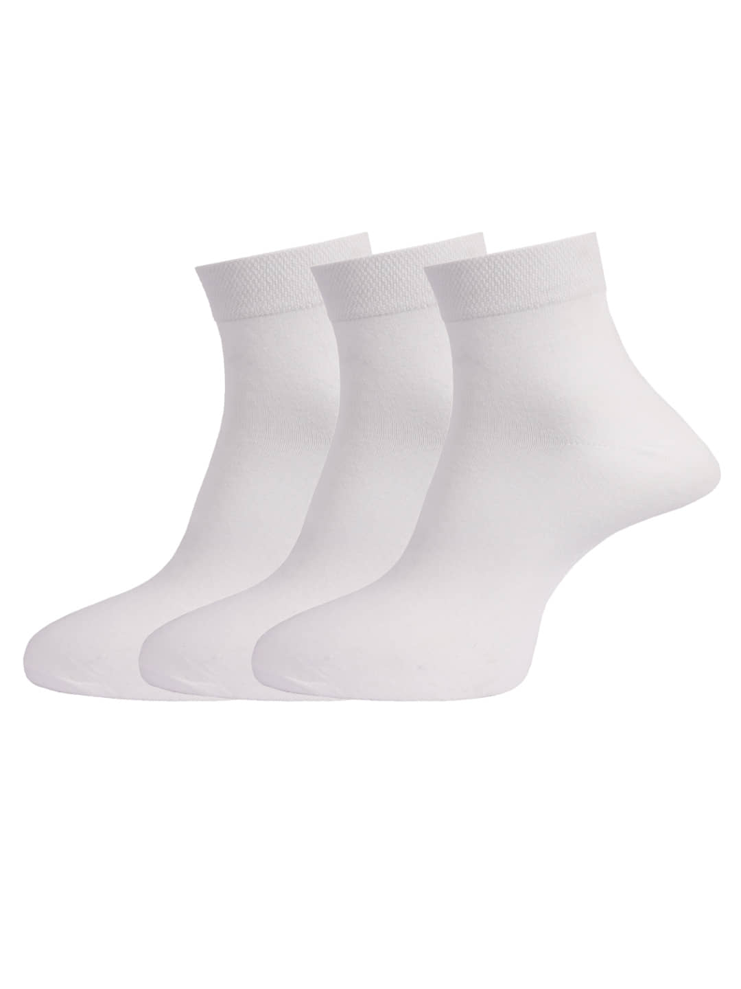Dollar - Cotton Men's Solid White Ankle Length Socks ( Pack of 3 ) - Socks | Buy online on ZillyBuy