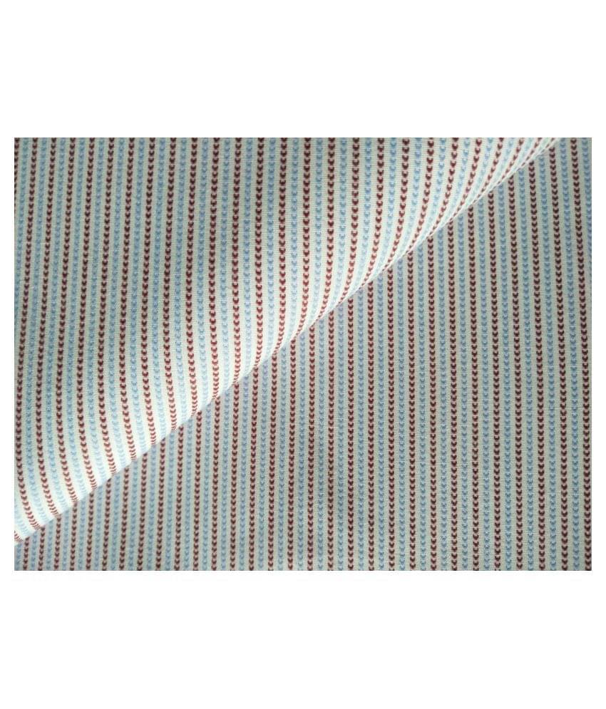Makhanchor Multi 100 Percent Cotton Unstitched Shirt pc Single     			Makhanchor Multi 100 Percent Cotton Unstitched Shirt pc Single