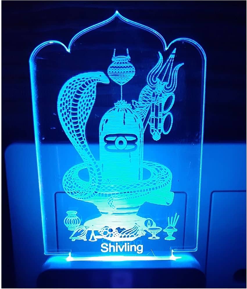 SUPER AJANTA E044 SHIVLING Night Lamp Multi - Pack of 1 - Electricals | Buy online on ZillyBuy
